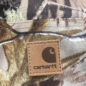 Carhartt RealTree VINTAGE Brown and Tan Camouflage J130 Duck Active Insulated 2X